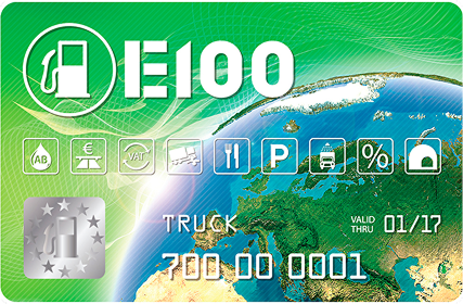 Топливная карта Топливная карта E100